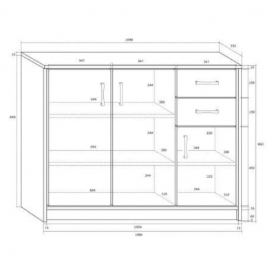Komoda K1-3D-2S 1 Komoda K1-3D-2S 1