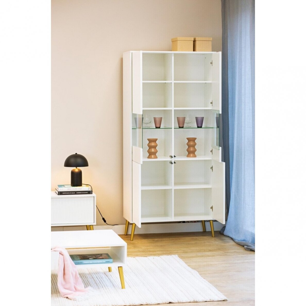 Vitrina Barcelona White 4D 2 Vitrina Barcelona White 4D 2