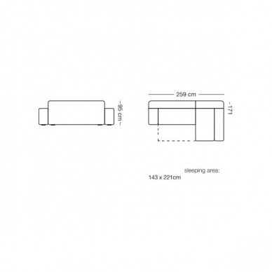 Minkštas kampas BREAD be Pufo 4