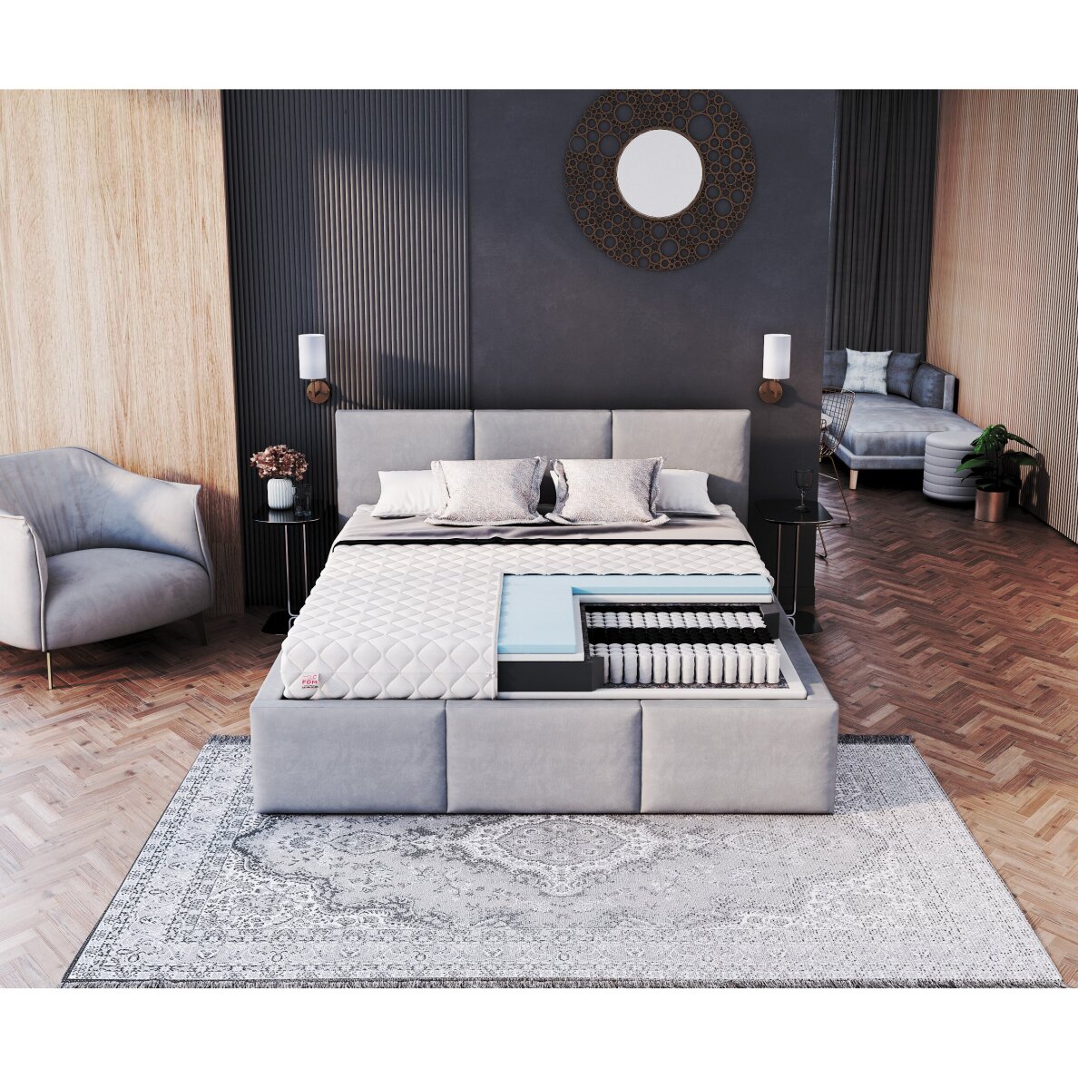 Čiužinys Enna 19 cm 1