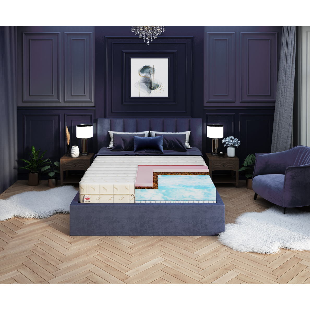 Čiužinys Ergo 22 cm 2