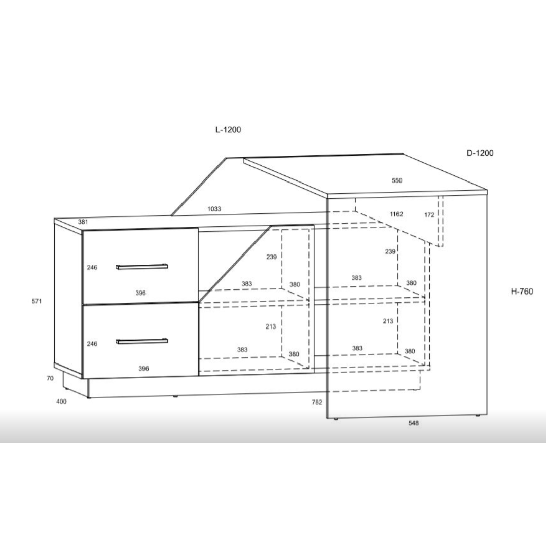Darbo stalas PAX-02 5