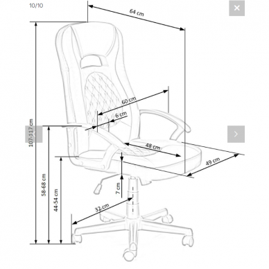 Darbo kėdė CASTANO 9 Darbo kėdė CASTANO 9