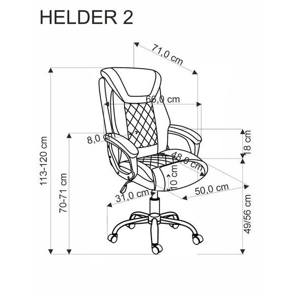 Darbo kėdė HELDER 2 10 Darbo kėdė HELDER 2 10