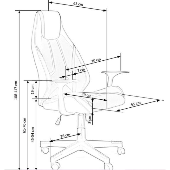 Darbo kėdė  TANGER 12 Darbo kėdė  TANGER 12