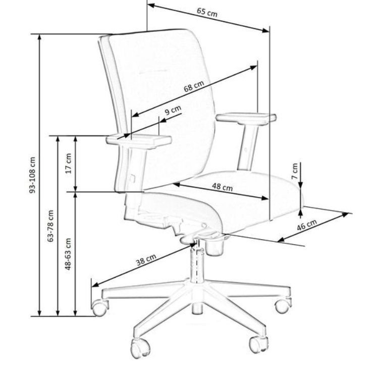 Darbo kėdė POP 9 Darbo kėdė POP 9