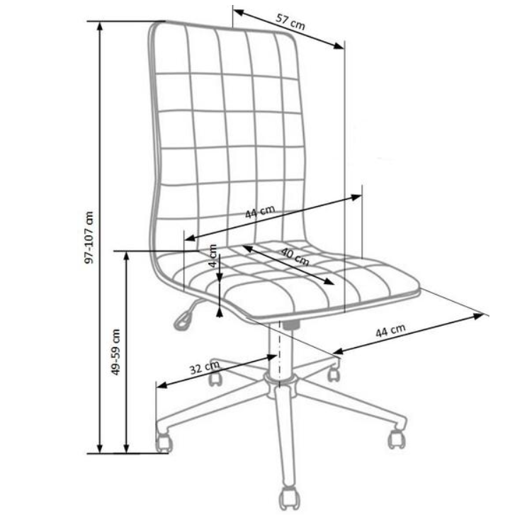 Darbo kėdė PORTO 2 Darbo kėdė PORTO 2