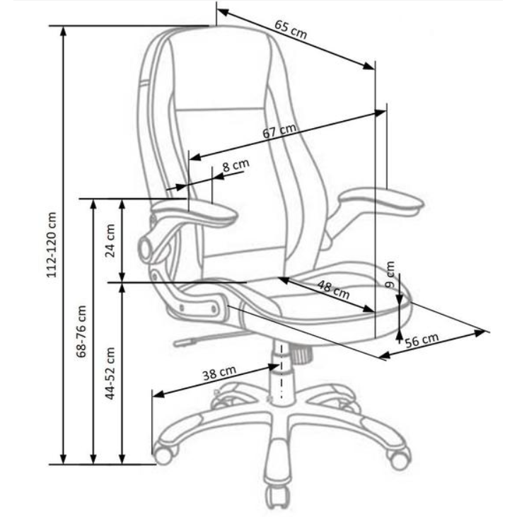 Darbo kėdė  SATURN 8