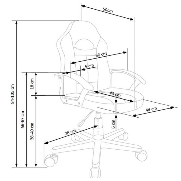 Darbo kėdė STORM 10