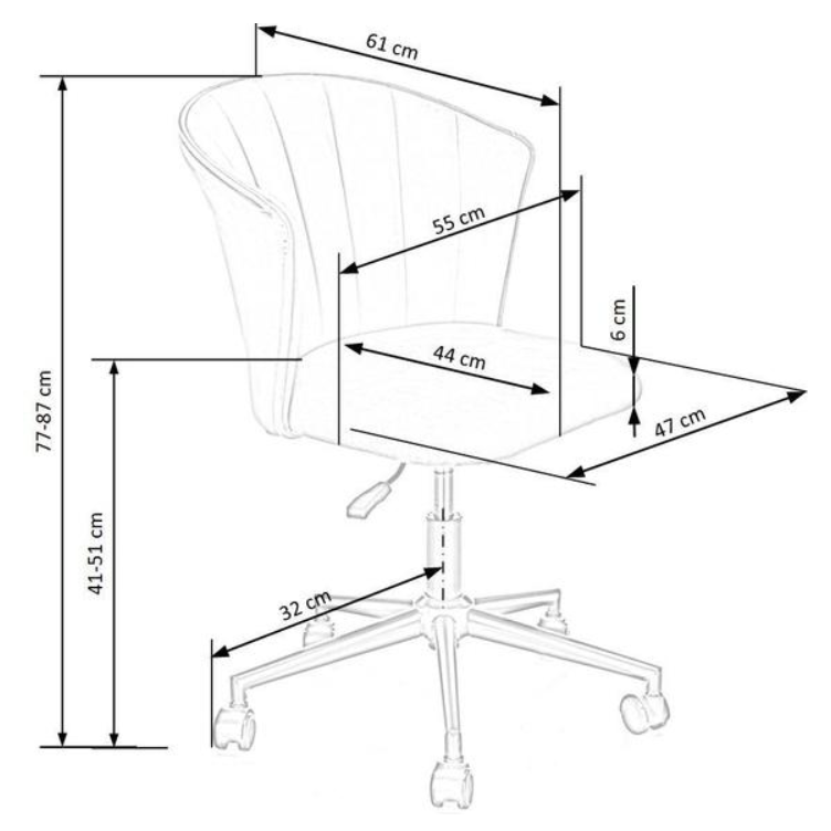 Darbo kėdė PASCO 10 Darbo kėdė PASCO 10