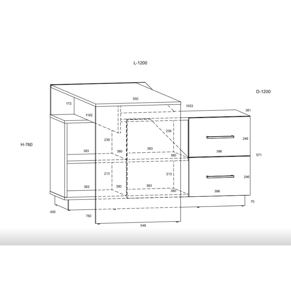 Darbo stalas PAX-03 5