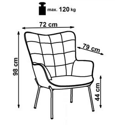 Fotelis Castel 10 Fotelis Castel 10