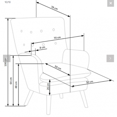 Fotelis RAVEL 7 Fotelis RAVEL 7