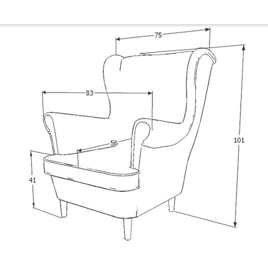 Fotelis SLO Velvet 1 Fotelis SLO Velvet 1