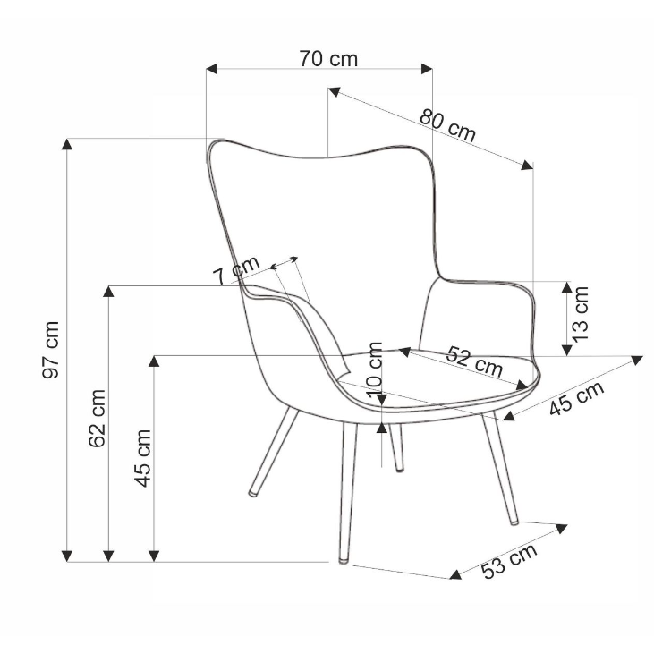 Fotelis AMARO 13 Fotelis AMARO 13