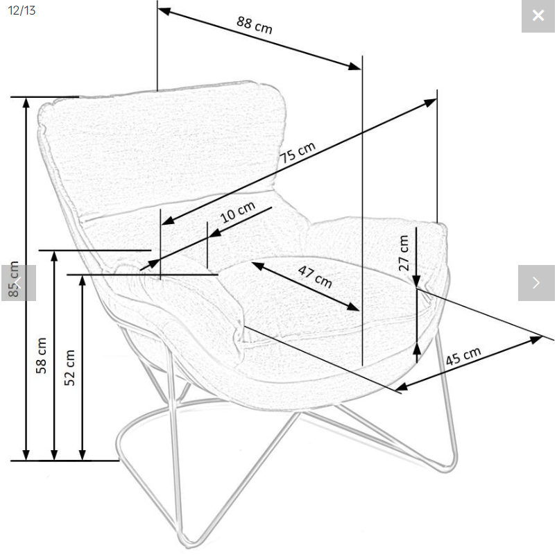 Fotelis  KEROL 9 Fotelis  KEROL 9