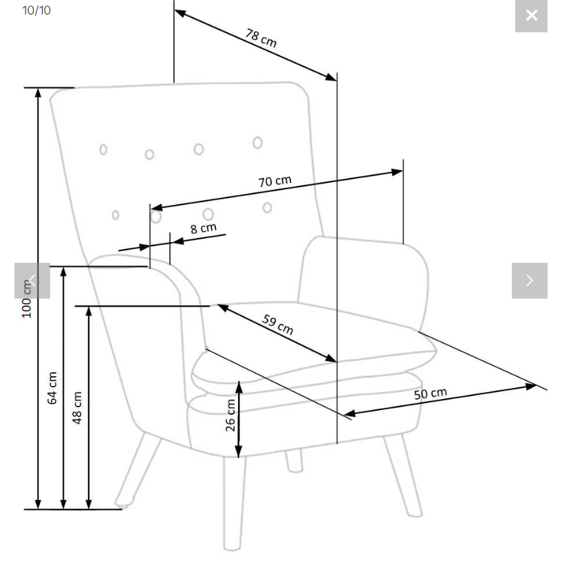 Fotelis RAVEL 7 Fotelis RAVEL 7