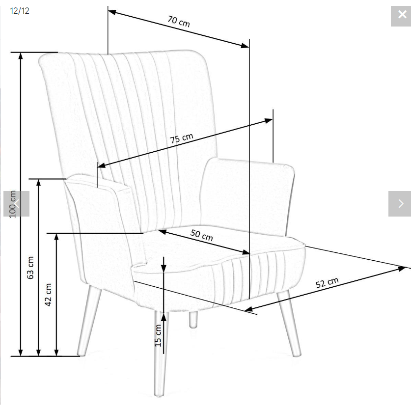 Fotelis GALO 26 Fotelis GALO 26