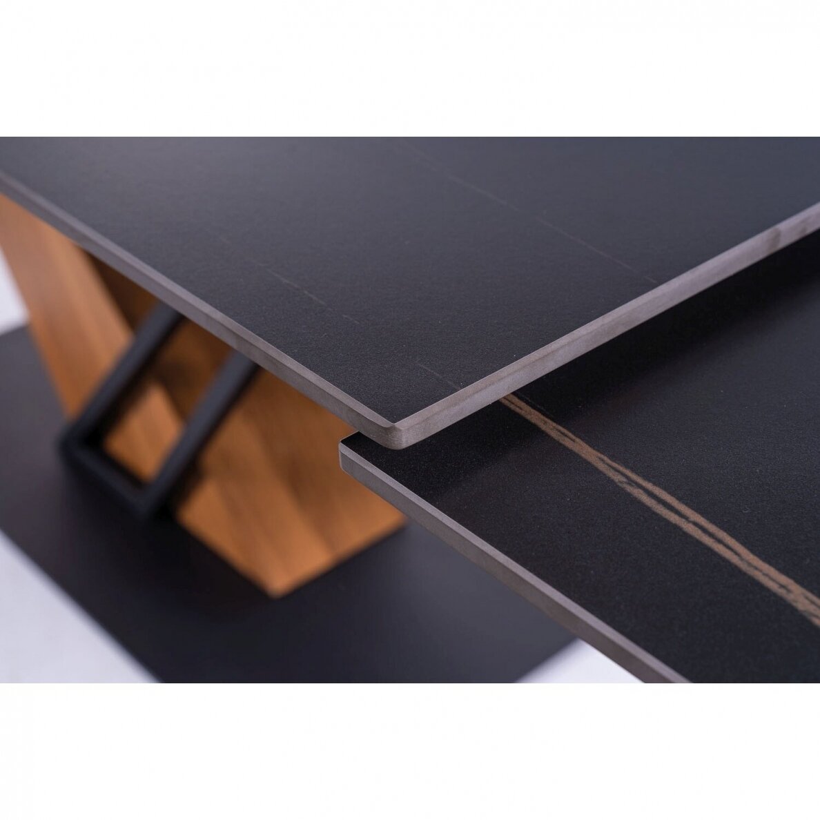 Išskleidžiamas stalas Genesis Black 180 14 Išskleidžiamas stalas Genesis Black 180 14