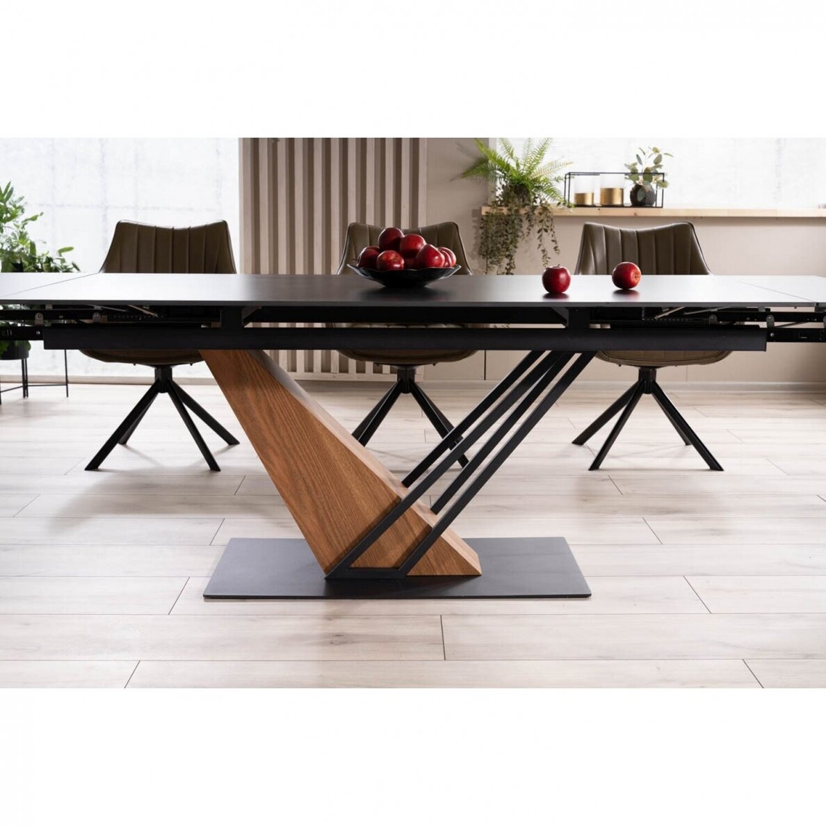 Išskleidžiamas stalas Genesis Black 180 4 Išskleidžiamas stalas Genesis Black 180 4