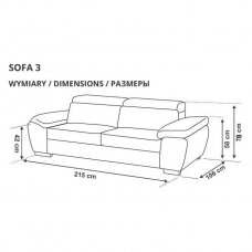 Sofa ROSSO 7