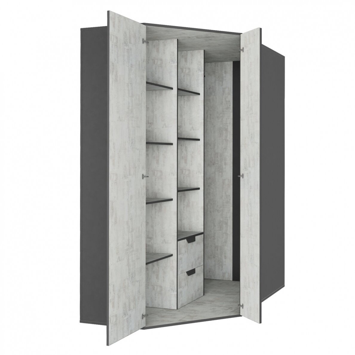 Kampinė spinta MT1 1 Kampinė spinta MT1 1