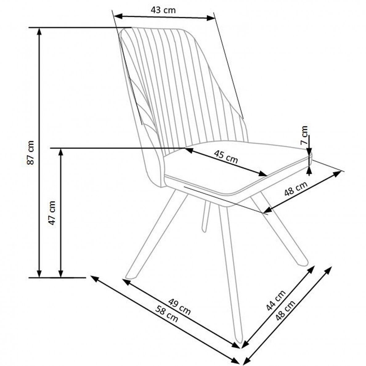 Kėdė K206 2 Kėdė K206 2