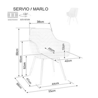 Kėdė Servio Brego 2 Kėdė Servio Brego 2