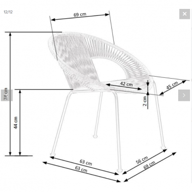 kėdė BARI 8 kėdė BARI 8
