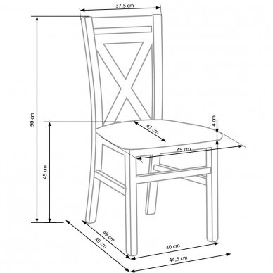 Kėdė DARIUS 3 Kėdė DARIUS 3