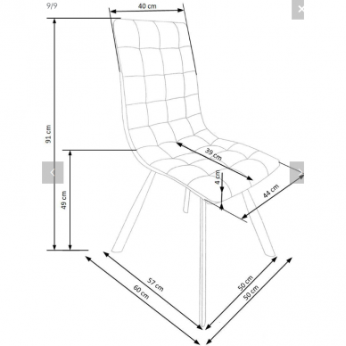 Kėdė K280 8 Kėdė K280 8