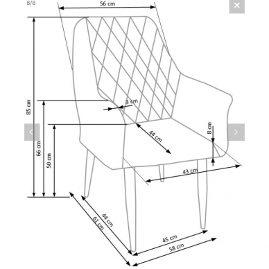 Kėdė K287 6 Kėdė K287 6