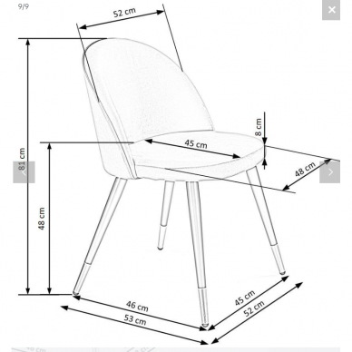 Kėdė K315 6 Kėdė K315 6