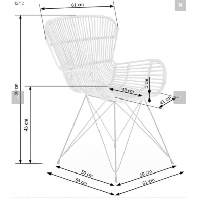 Kėdė K335 8 Kėdė K335 8