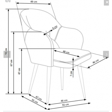 Kėdė K364 9 Kėdė K364 9