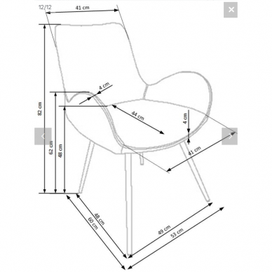 Kėdė K392 9 Kėdė K392 9