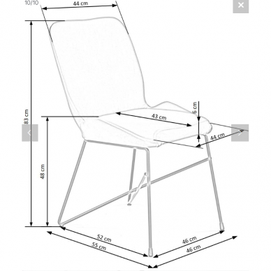 Kėdė K454 6 Kėdė K454 6
