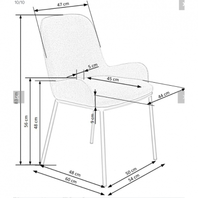 Kėdė K481 8 Kėdė K481 8
