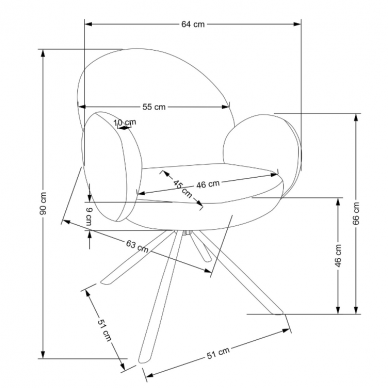 Kėdė K498 11 Kėdė K498 11
