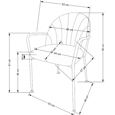 Kėdė K500 14 Kėdė K500 14