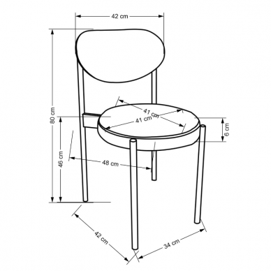 Kėdė K509 11 Kėdė K509 11