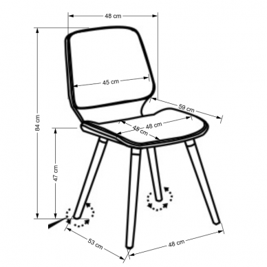 Kėdė K511 11 Kėdė K511 11