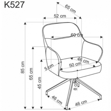 Kėdė K527 12 Kėdė K527 12
