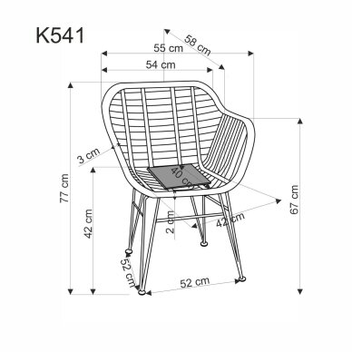 Kėdė K541 10