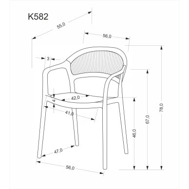Kėdė K582 14