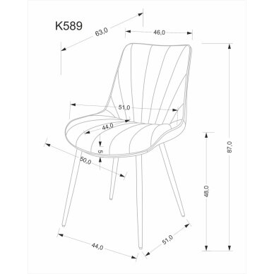 Kėdė K589 10