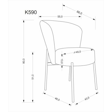 Kėdė K590 4