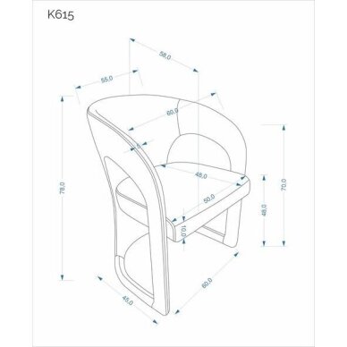 Kėdė K615 Kėdė K615