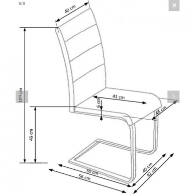 Kėdė K85 4 Kėdė K85 4