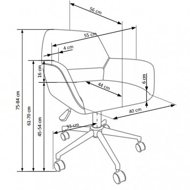 Kėdė MOREL 5 Kėdė MOREL 5
